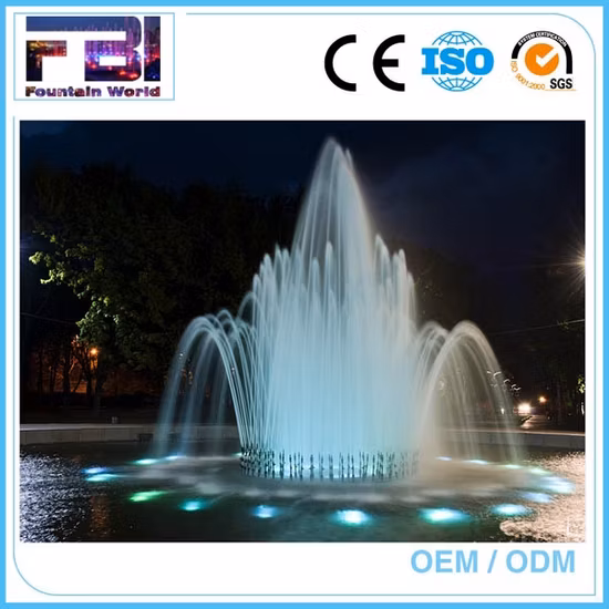 Easy Installation Portable Round Small Music Dancing Fountains