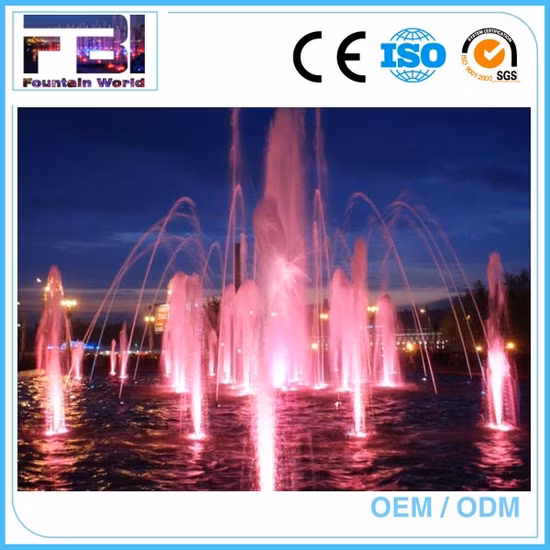 Easy Installation Portable Round Small Music Dancing Fountains