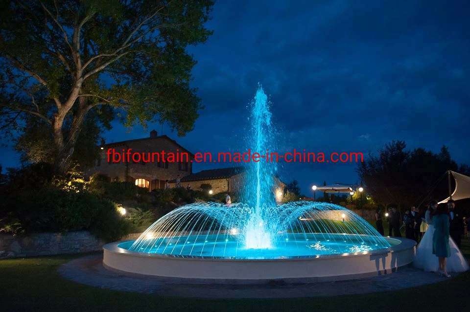 2 Meter High Outdoor 304 Stainless Steel Laminar Jet Fountain Jumping Jet Water Fountain