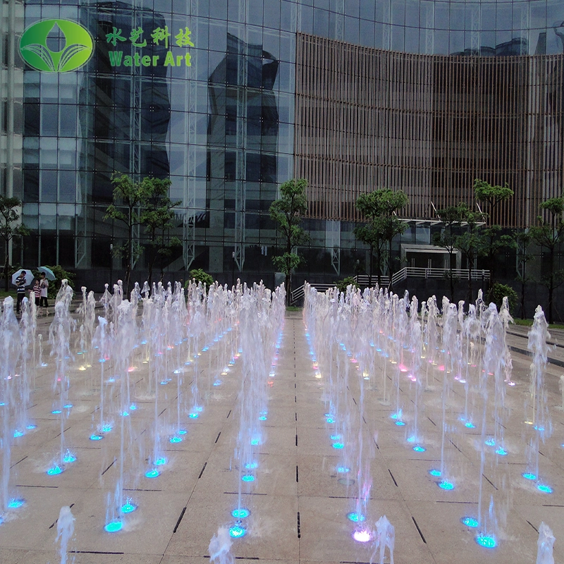 Custom Artificial Digital Program Control Music Dancing Floor Water Fountain