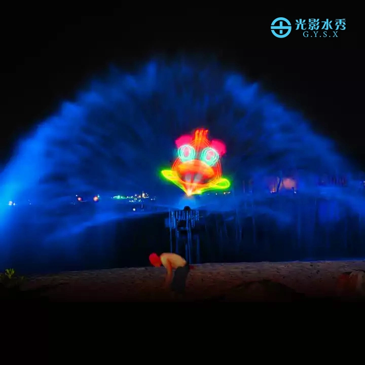 3D Laser Projector Water Fountain Water Screen Movie
