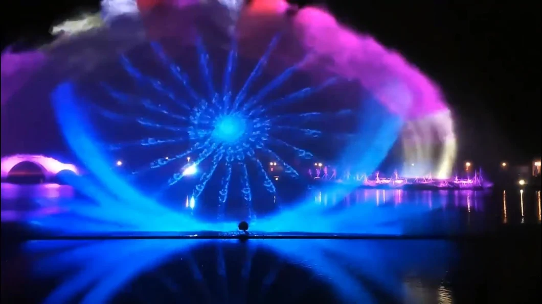 Laser Show Water Screen Movie Fountain