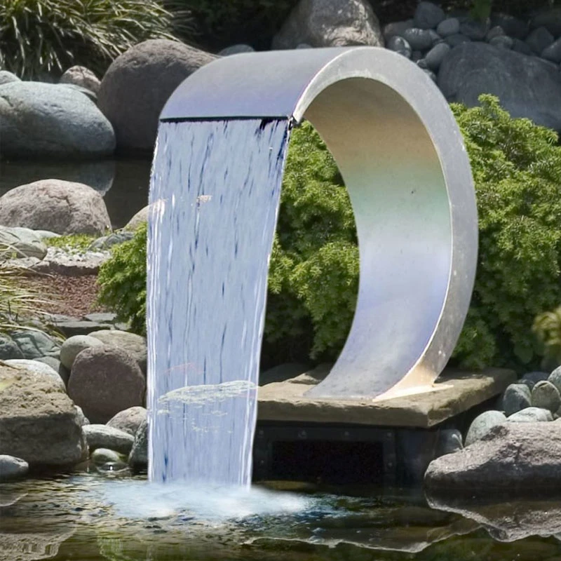 Customize Stainless Steel Ball Sculpture Garden Water Fountains