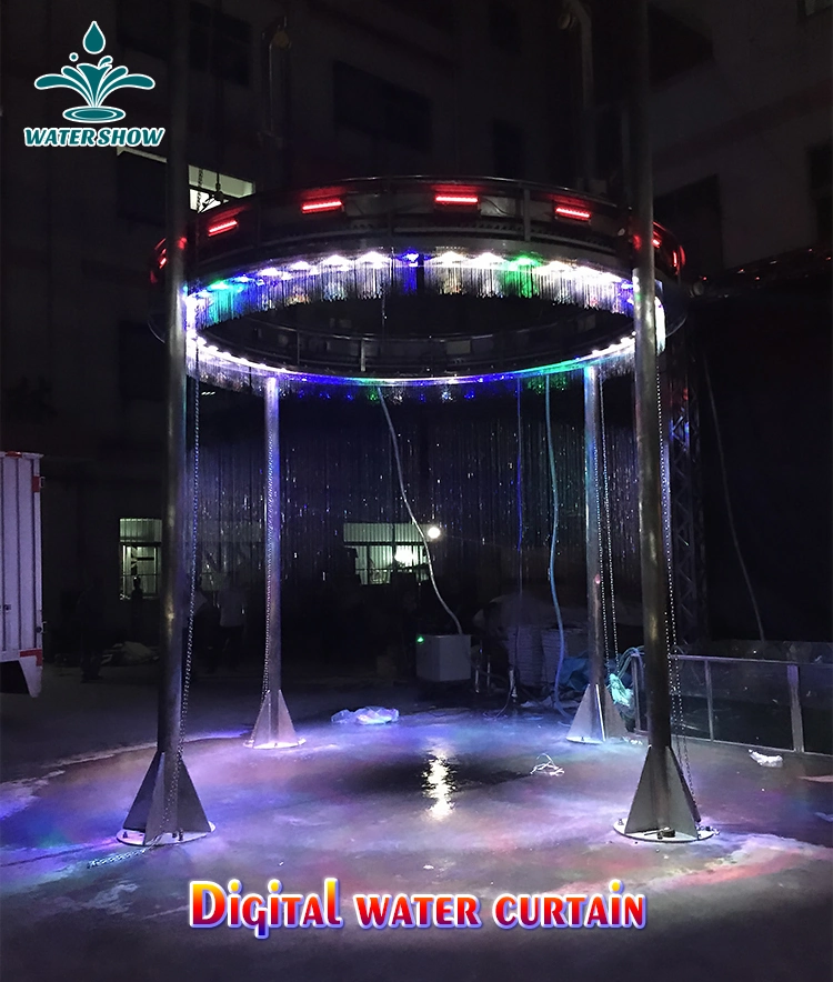 Hotel Decoration New Design Musical Dancing Digital Water Curtain