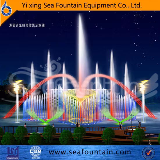 Fountain Design and Construction spiral Shape Floating Water Fountain