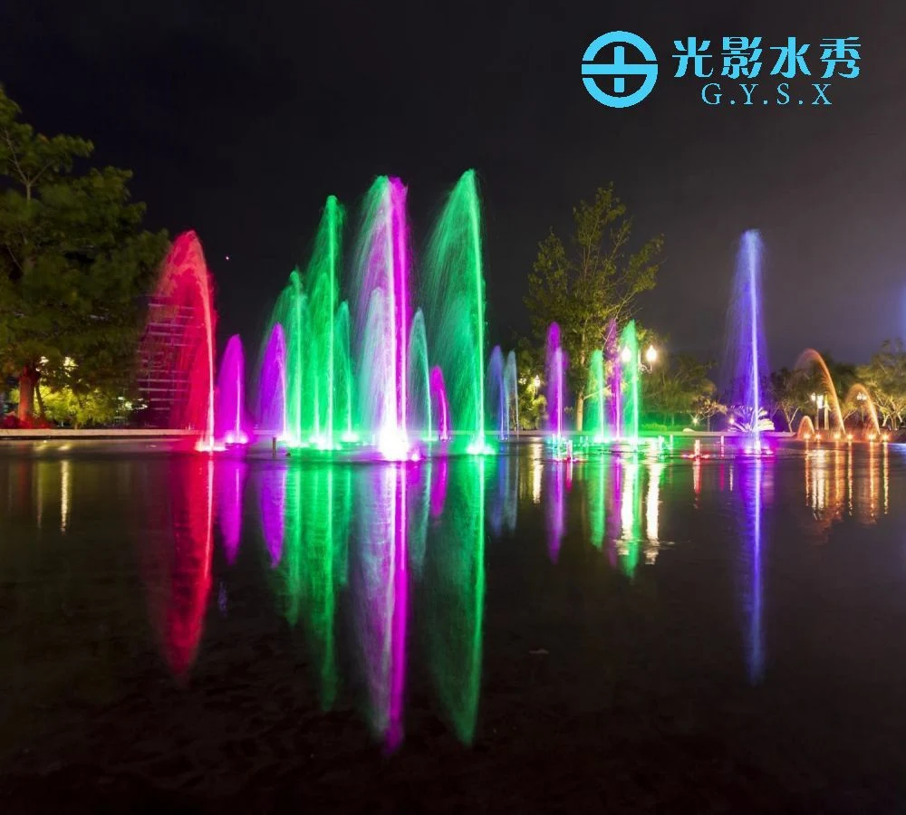Colorful LED Light Laser Show Music Dance Water Screen Movie Fountain Factory Import and Export
