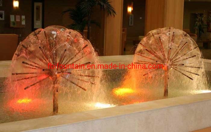 Customized Size Portable Dandelion Shape Spray Water Fountain