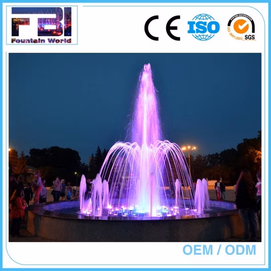 Easy Installation Portable Round Small Music Dancing Fountains