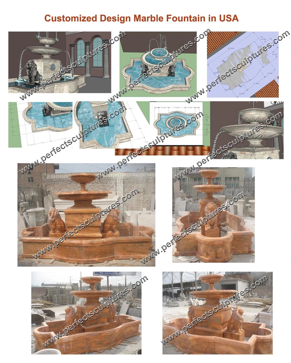 Stone Marble Granite Abstract Sculpture Water Fountain for Indoor &amp; Outdoor (QY-S066)