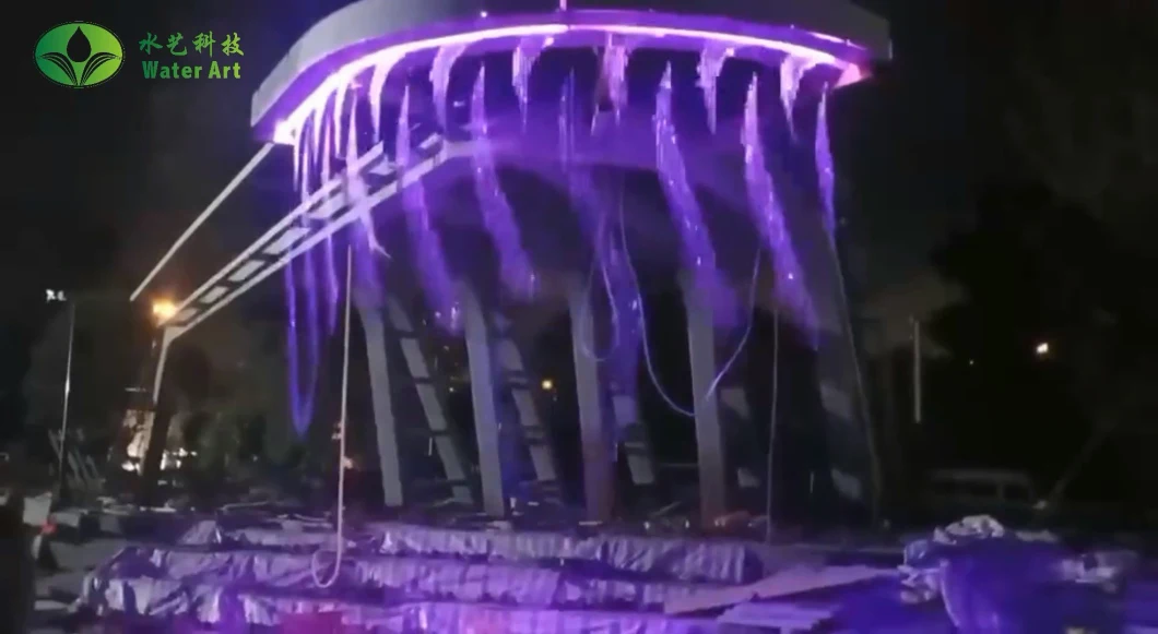 Free Design Digital for Lighting Show Water Feature Fountain Software Control Outdoor Water Curtain