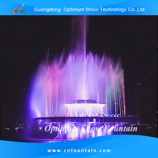Decorative Music Dancing Fountains Fire Water Fountain Nozzle with Lights