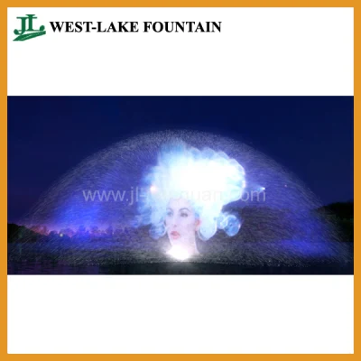 Water Screen Fountain for Movie, Video, Picture, Laser Projection