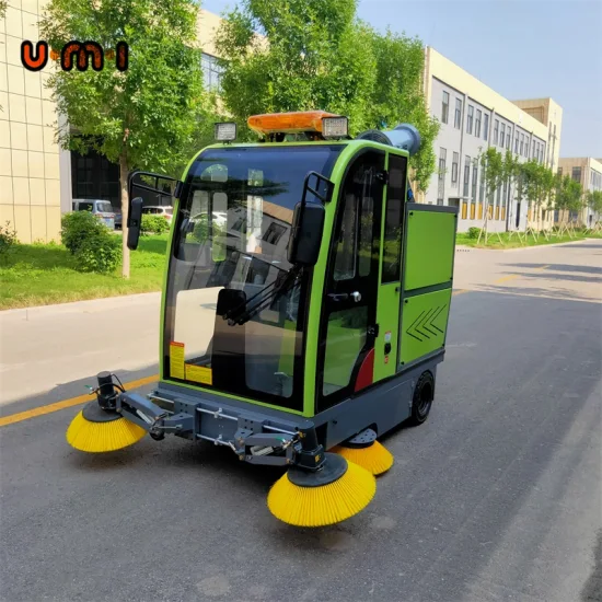 Electric Multi-Functional Floor Cleaning Machine Artificial Turf Sweeper Truck Custom Manufacturing Plant