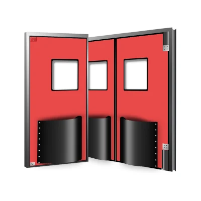 Free Anti-Collision Door Stainless Steel Door Single and Double Open Stainless Steel Door Cold Storage Food Clean Workshop Door