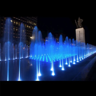 Big Sculpture Round Shape Interactive Running Floor Water Fountain