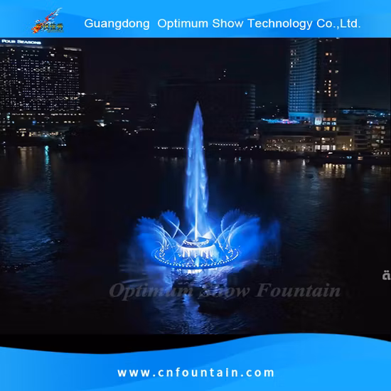 China Supplier 22m Floating Lake Sea Pond Musical Dancing Water Fountains