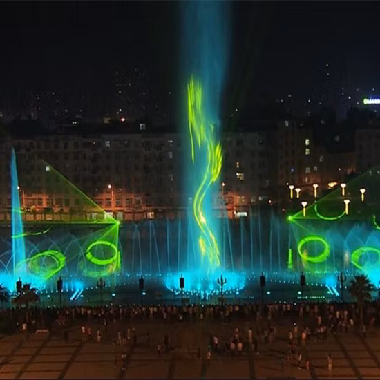 Wonderful Lake Show Laser Projector Water Screen Movie Fountain