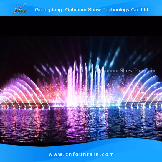 Laser Show and Movie Screen Projection Fountain Decorative Screen Water Curtain Nozzle Water Curtain Movies Fountain