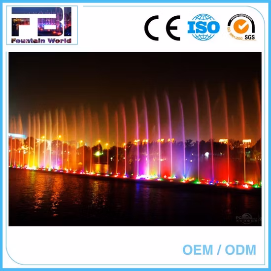 China Manufacturer Outdoor Lake Decoration LED Music Floating Fountain