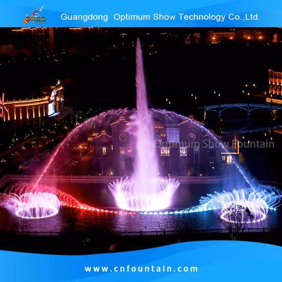 Musical Dancing Dry Floor Fountain with LED Lights, Highest Fountain Design and Installation Manufacture, All Fountain Equipment