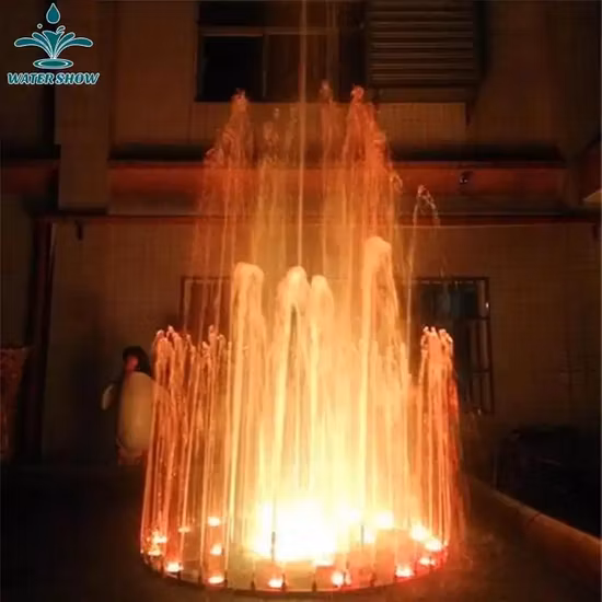 Home Garden Use or Square Small Musical Dancing Outdoor Deck Water Fountain