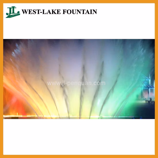 Hundreds of High Spray 170m Length Large Music Floating Lake Fountain